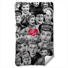 Lb241-bkt1-0 Trevco Lucy And Faces Fleece Blanket White 887806427411