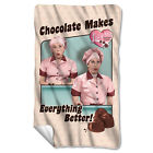 Lb286-bkt1 Blanket 36 Lucy Sublimated Fleece Love Throw 30 Chocolate
