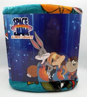 Legacy 073558830023 Space Jam A New Blanket 62in X 90in Machine Wash Polyester Multi-color