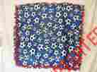 Length-45 Handmade Soccer Blue Red Fleece Tie Blanket Width-42 1 2