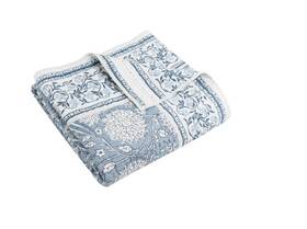 T4104267 Levtex Home L61291qt Adare Blue Quilted Throw Blanket-blue 50 Inch X60 T4104267 Levtex Home L61291qt Adare Blue Quilted Throw Blanket-blue 50 Inch X60