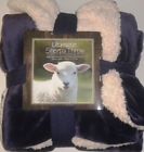 Lifecomfort Throws Purple Sherpa Life Comfort 60 By 70 Inch Blanket Throw New 778267999534