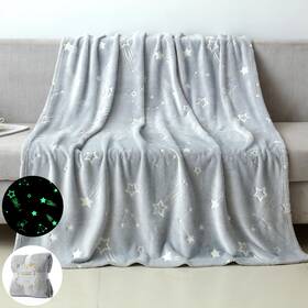Lifeyj 768534971790 Glow In The Dark Blanket Stars Gifts For Girls Boys Soft 3 4 5 6 7 8