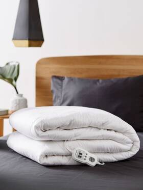 01225d424 Linen House Electric Quilted Blanket Cream - Double