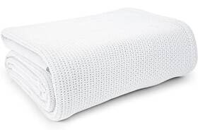 Linteum Textile Supply 097914106591 Hospital Thermal Blanket 66x90 Inch 100% Cotton Breathable So