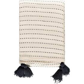 Boki1001-5060 Livabliss Becki Owens Kapri Cream Cotton Throw Blanket