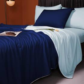 Ll-0014 Llancl Cooling Blankets For Hot Sleepers Cool Like Ice Cream Lightweight Bla