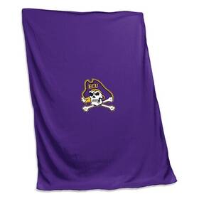 131-74 Logo Brands East Carolina Sweatshirt Blanket