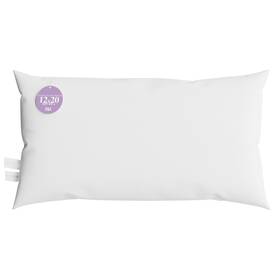 1220-1 Looms & Linens 12x20 Inch Lumbar Throw Pillow Insert By And With Down Alternati