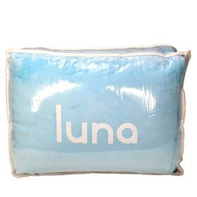 Luna-wb-lb-68-20-u-a Luna Weighted Blanket Adult Cotton Queen 30lbs Light Blue Open Box