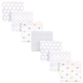 40360 Luvable Friends Unisex Baby Cotton Flannel Receiving One Size Owl 7-pack