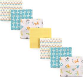 40367 Luvable Friends Unisex Baby Cotton Flannel Receiving One Size Abc 7-pack