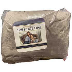 815565 Luxuriant Home The Huge One Family-sized Velvet Cloud Blanket Fossil
