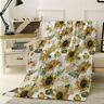 Lyxblanket-scry02313mtaaohy Warmtour Sunflowers Throw Blanket Microfiber Soft Watercolor Blankets For Sofa
