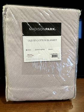 80325424 Madison Park Twin Liquid Cotton Bed Blanket Lilac