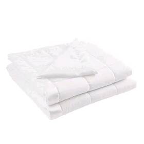 Mp51-1613 Madison Park Down Alternative Blanket 3m Scotchgard Twin Satin Trim White