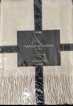 Ghm1134 Magaschoni 100% Cashmere Luxury Throw Blanket Oatmeal Heather Sz 50x60 298 Ghm1134 Magaschoni 100% Cashmere Luxury Throw Blanket Oatmeal Heather Sz 50x60 298