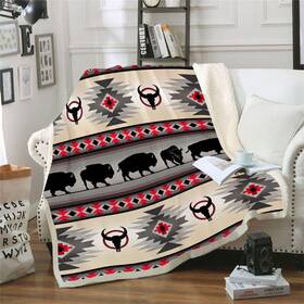 Mahome 853876508028 Southwest Native American Throw Blanket Indian Tribal Aztec Ultra Soft Blank