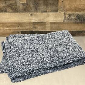 Ms4201806722-02 Mainstays Sherpa Throw Blanket - 50 Inch X 60 Gray Blue Pre-owned