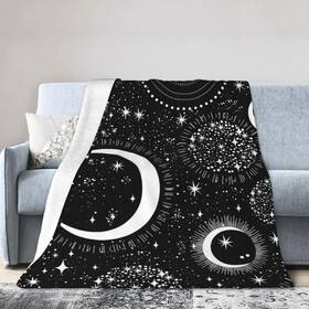 Manqinf 098668820566 Gothic Goth Throw Blanket Halloween Bat Lightweight Flannel Fleece B
