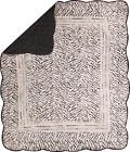 Manual Wild Zebra Print 50 X 60 Inch Quilt 602003431876