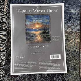 Manual Woodworkers 725734636249 I Carried You Inspirational Throw Blanket Lena Liu 50 Inch X60 Nwt Fast Shipping