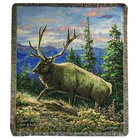 Manual Woodworkers 725734831132 Inspirational Siskiyou Bluff Elk Cotton Tapestry Throw Blanket Job 12 10 50x60 Inch