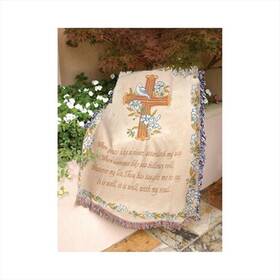 Manual Woodworkers & Weavers 725734488831 And Atiiww It Is Well With Tapestry Throw Blanket