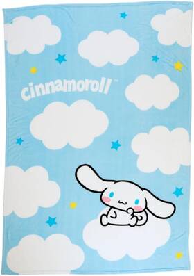 Ab5289 Manufacturing Company Inc Collectibles Cinnamoroll Bedding Super Soft Cozy Blanket 62 In X 90 Offici