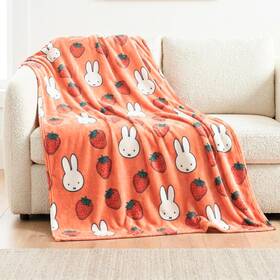 Ac0999 Manufacturing Company Inc Miffy Throw Blanket 60 In X 46 Soft Cozy Plush For Couch Bed And Travel Col