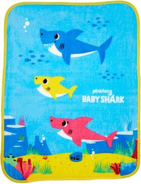 As1408 Manufacturing Company Inc Baby Shark Kids Bedding Super Soft Silk Touch Throw 40 In X 50 Official Li