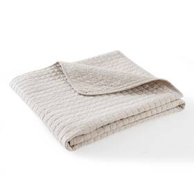 Marcielo 753951233408 100% Cotton Quilted Throw Decorative Blanket Multi Color Super Soft War
