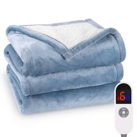 Marnur 734598208356 Cobija Electrica Azul De 62 X 84 Twin Size Caliente Manta Termica Para Invierno