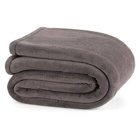 Martex 027399029306 Plush Blanket Gray Twin