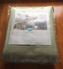 Martha Stewart Quilted Knit Cotton King Blanket Green 791551425533