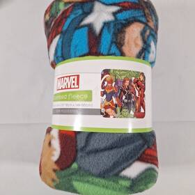 124655 Marvel Licensed Fleece Blanket Avengers Unite 1.5 Yards X 59 Inches