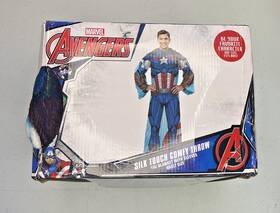 Marvel 190604293288 New Avengers Captain America Adult Comfy Throw Blanket 48 Inch X 71