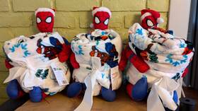 44bmuplph2psn Marvel The Big One Spider-man Holiday Pillow Buddy And Throw Set Nwt