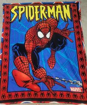 Gs71018 Marvel Vintage Comics Spider-man Fleece Throw Blanket