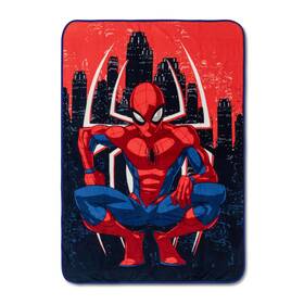 Mu19032a Marvel Spider-man Skyline Pose Fleece Throw Blanket 45 X 60 Inches