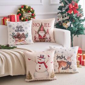 Mod-20250513 Mayler Yee Christmas Throw Pillow Covers Set Of 4 For Living Room Soft And Cozy Velvet S