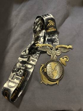Rn168419 Medal Marine Corps Marathon Finisher 2025 50th Anniversary Dc