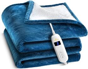 Medical King 445009779756 Heated Blanket Machine Washable Extremely Soft And Comfortable Ele