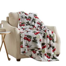 Member S Mark 193968122102 Members Lounge Throw 60 Inch X 70 Holiday Wagons