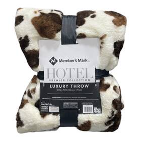 193968149833-p Members Mark Ny Hotel Collection Oversized Luxury Throw Blanket 60in X 70in