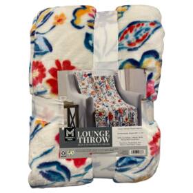 193968293666-p Members Mark Ny Reversible Velvety Soft Lounge Throw Blanket 60 Inch X 70