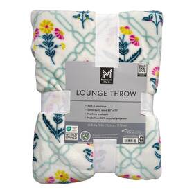 Members Mark Ny 193968304539-p Luxuriously And Oversized Soft Lounge Throw 60 Inch X 70