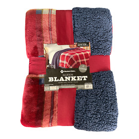 Cl-193968133405-p Members Mark Super Soft Velvet Plush Blanket 100% Polyester John Plaid Queen