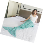 00603305743438 Mermaid-tail-blanket-cotton-001 Bigbanban Mermaid Tail Blanket 0603305743438
