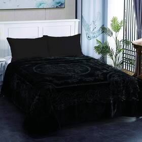 Merry Home 745128709922 Jml Fleece Blanket King Size Heavy Korean Mink 85 X 95 Inches- 9 Lbs